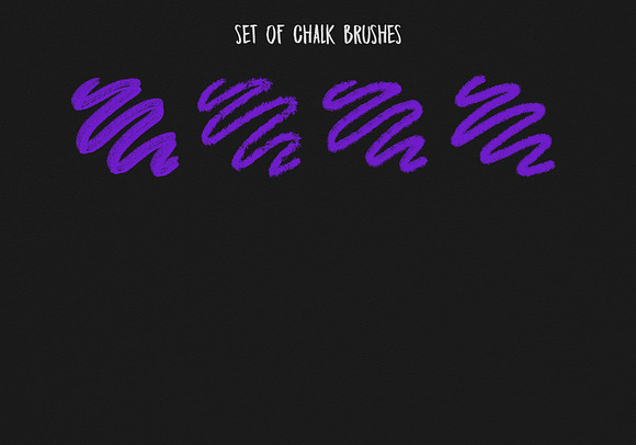 Chalk brushes-Photoshop in Photoshop Brushes - product preview 3