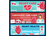 Cardiology banner for heart clinic