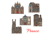 French landmark icons, Troyes