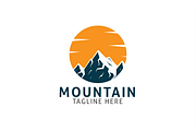 Circle Mountain Logo Template
