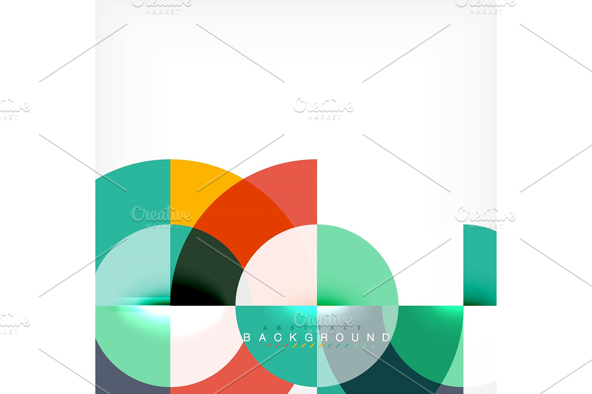 Modern circle abstract background in Illustrations - product preview 8