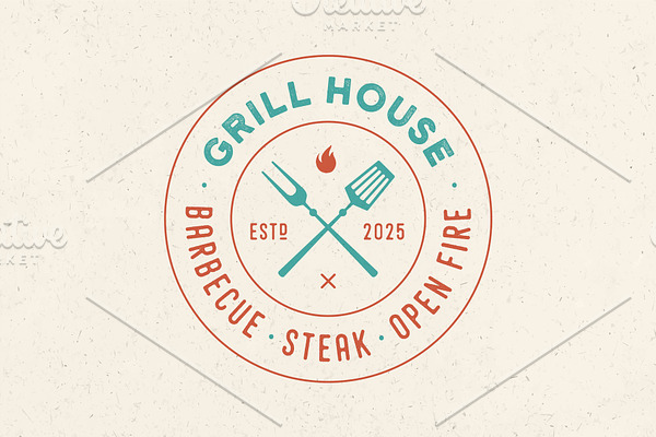 Logo for Grill House restaurant