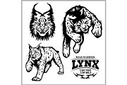 lynx wildcat logo mascot