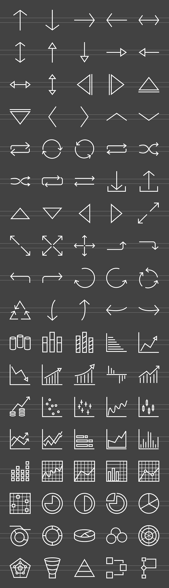 90 Infographics Line Inverted Icons in Icons - product preview 1