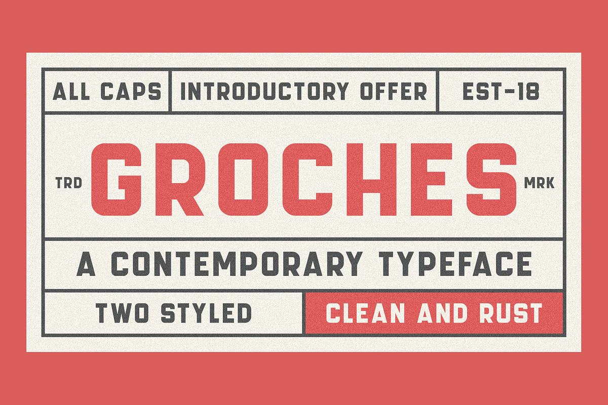 GROCHES in Display Fonts - product preview 8