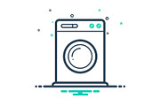 Washing machine icon 