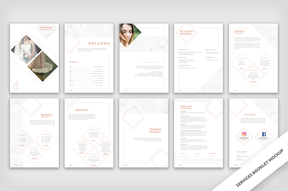 Clean & Modern Service Brochure+More in Brochure Templates - product preview 1
