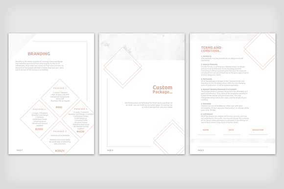 Clean & Modern Service Brochure+More in Brochure Templates - product preview 4