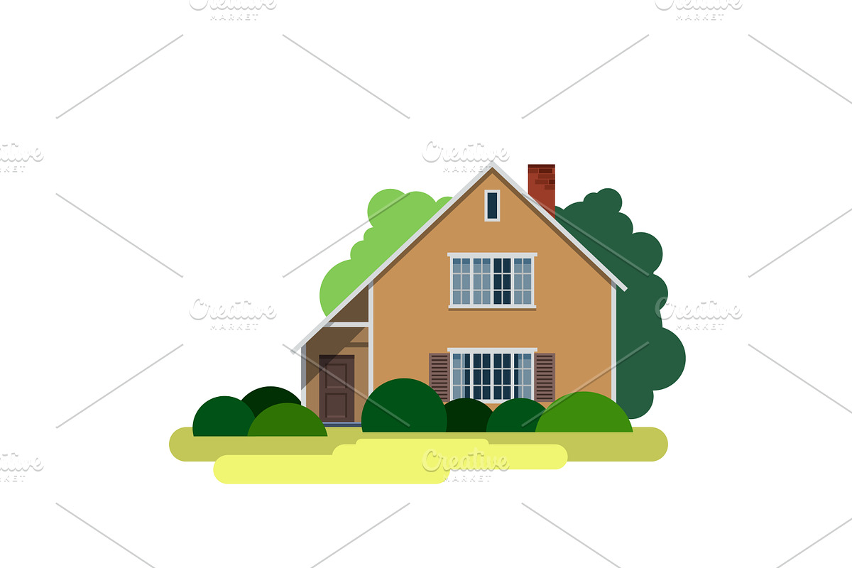 House Sweet home Vector Illustration in Objects - product preview 8