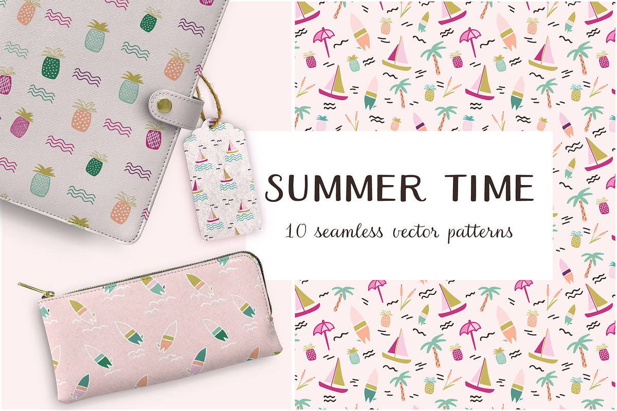 Summer Time Vector Patterns in Patterns - product preview 8