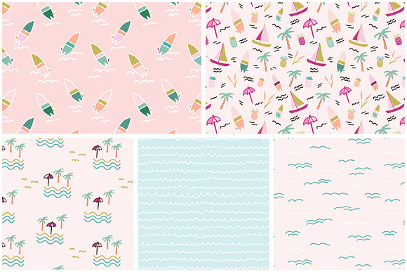 Summer Time Vector Patterns in Patterns - product preview 6