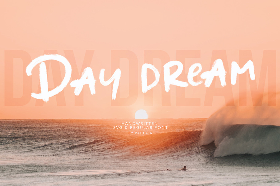 Day dream | Handwritten SVG Font in Script Fonts - product preview 8