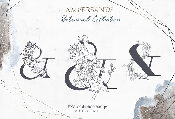 Rich Botanicals & Monograms in Illustrations - product preview 12