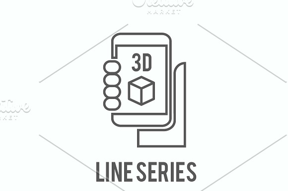66 3d Printing Vector Icons in Graphics - product preview 4
