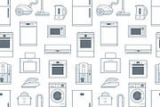 pattern with Household Appliances