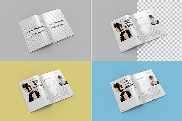 Brochure / Magazine PSD Mock-Ups in Print Mockups - product preview 1
