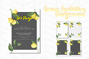 Lemon Invitation Background 2