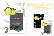 Lemon Invitation Background 1