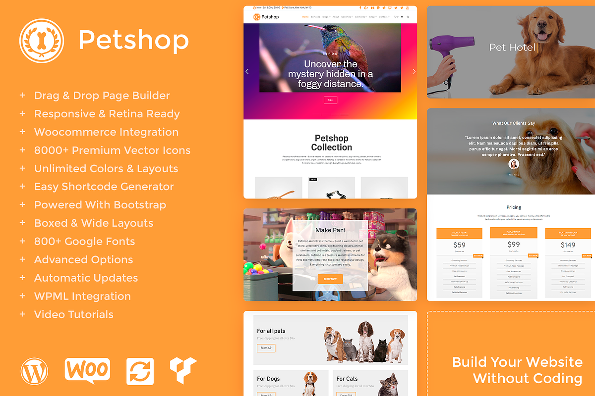 Petshop WordPress Theme in WordPress Business Themes - product preview 8