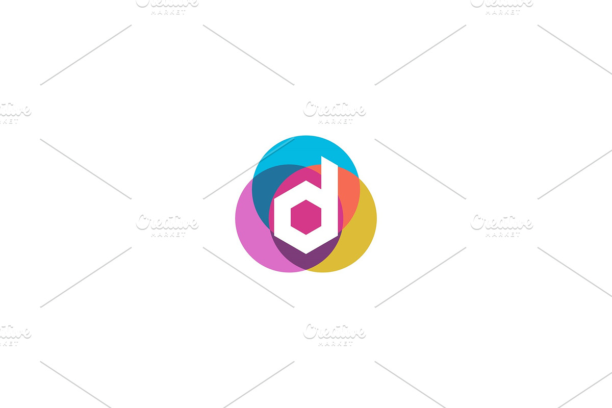Letter d logo design. Colorful in Logo Templates - product preview 8