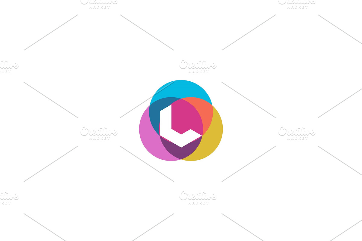 Letter L logo design. Colorful in Logo Templates - product preview 8