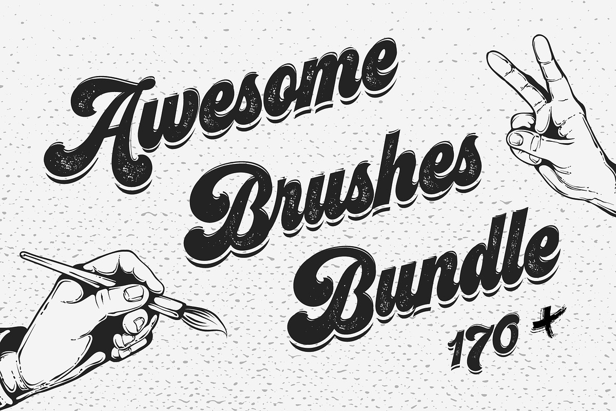 170+ Vector Brushes Big Bundle in Photoshop Brushes - product preview 8