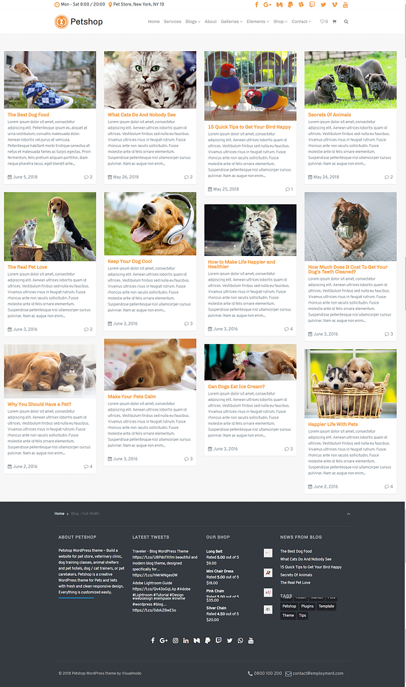 Petshop WordPress Theme in WordPress Business Themes - product preview 9