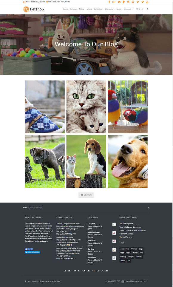 Petshop WordPress Theme in WordPress Business Themes - product preview 11