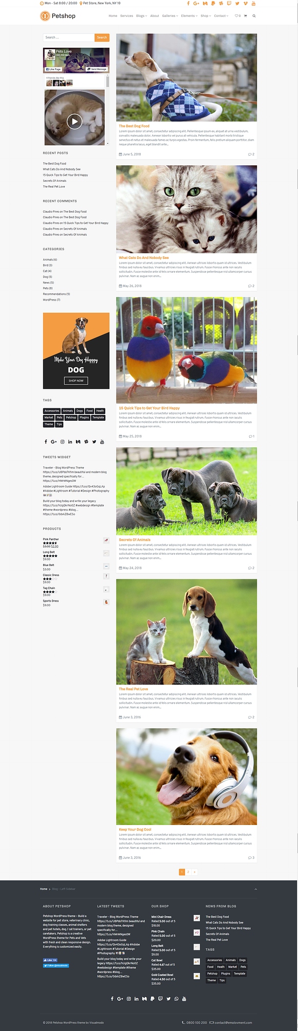 Petshop WordPress Theme in WordPress Business Themes - product preview 12