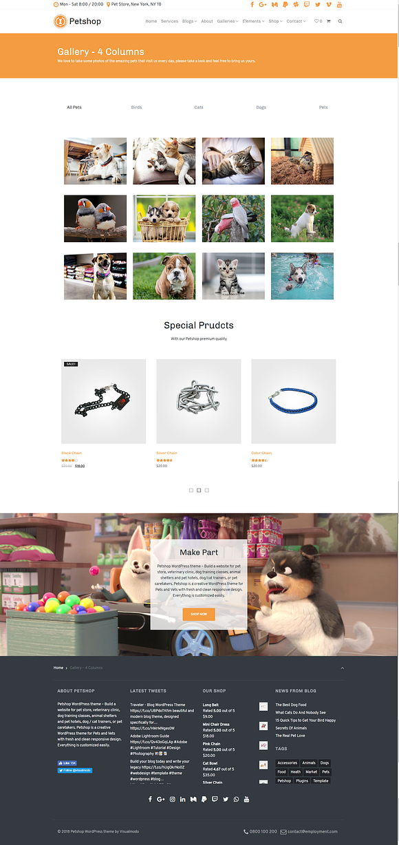 Petshop WordPress Theme in WordPress Business Themes - product preview 19
