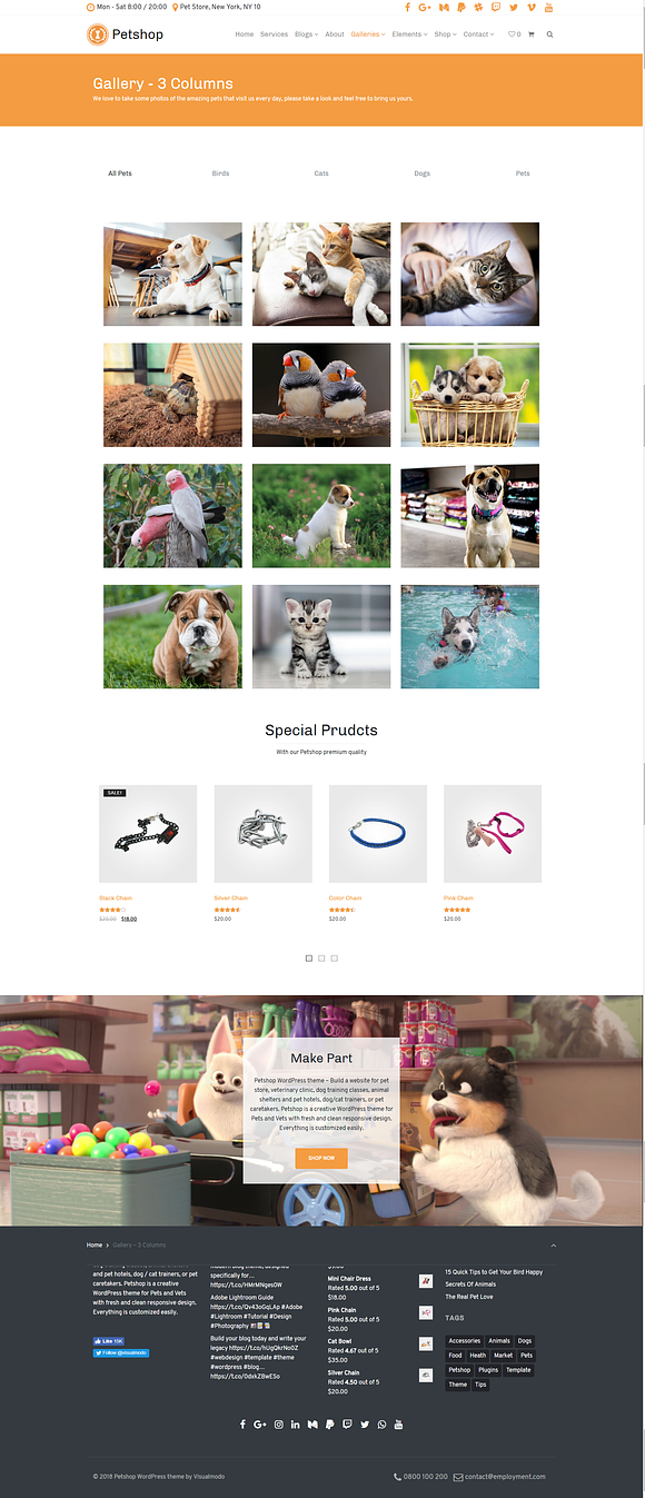 Petshop WordPress Theme in WordPress Business Themes - product preview 26