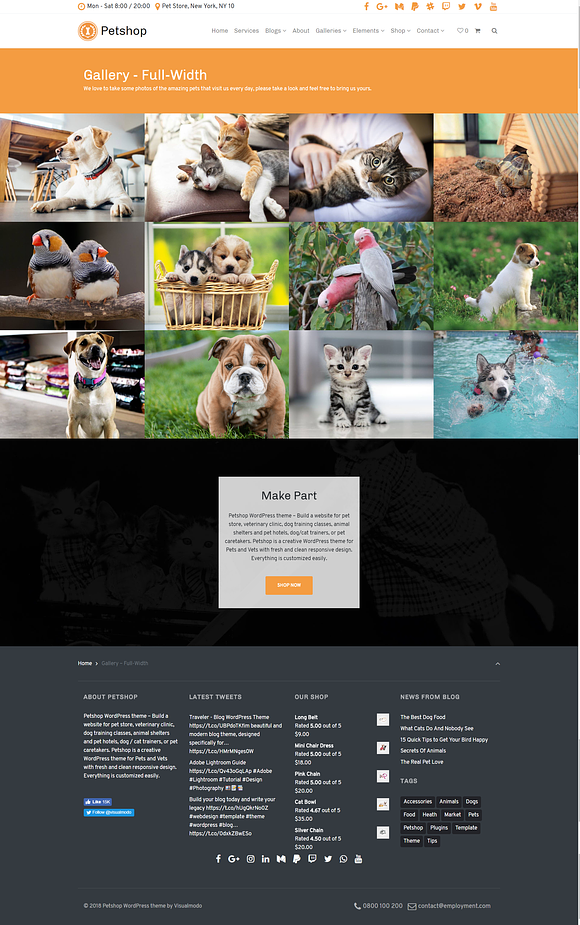 Petshop WordPress Theme in WordPress Business Themes - product preview 27