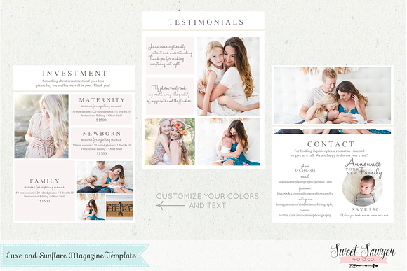 Photography Magazine Template in Magazine Templates - product preview 2