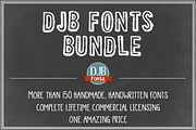 DJB Fonts Bundle - Lifetime License