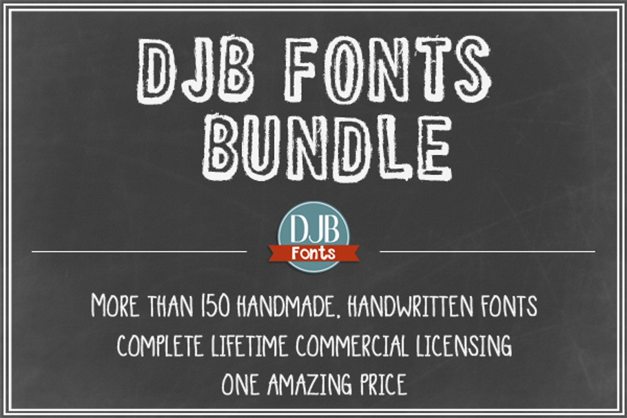 DJB Fonts Bundle - Lifetime License in Display Fonts - product preview 8