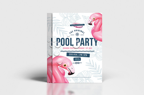 Modern Pool Party Poster / Flyer in Flyer Templates - product preview 6