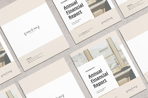 Annual Report in Brochure Templates - product preview 1