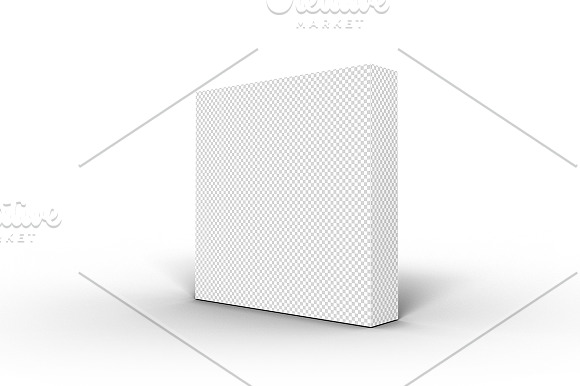 5.5.1 Simple 3D BoxMockup  in Product Mockups - product preview 1