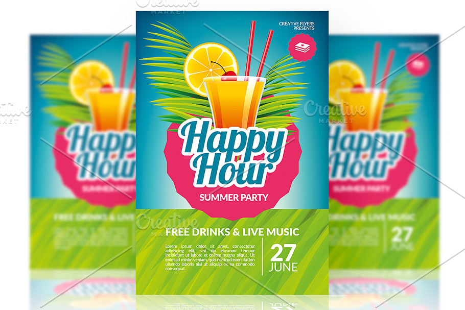 Happy Hour Party - Psd Templates 
