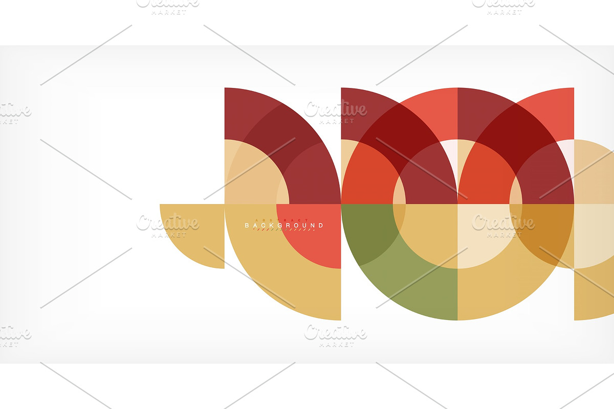 Modern circle abstract background in Illustrations - product preview 8