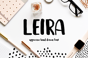 Leira Hand Drawn Brush Font