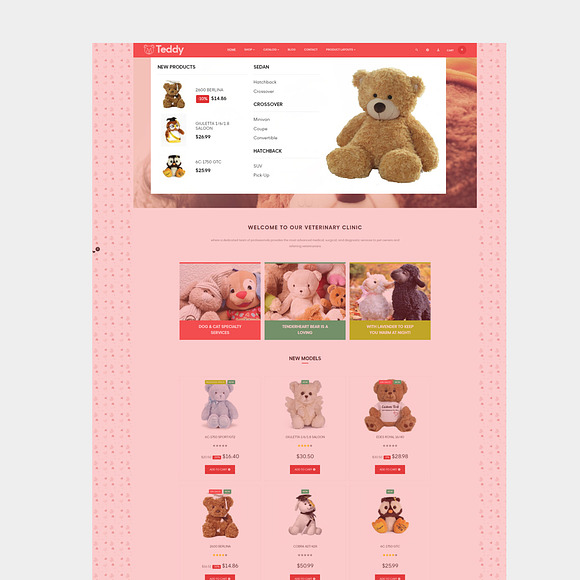 LEO TEDDY – KID TOY AND PET in Bootstrap Themes - product preview 3