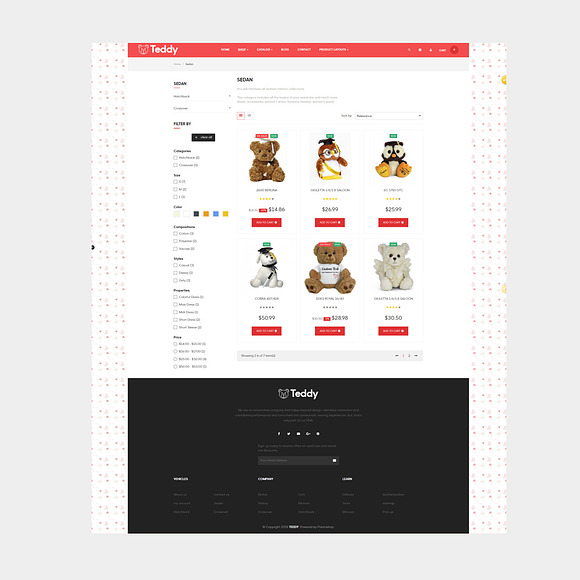LEO TEDDY – KID TOY AND PET in Bootstrap Themes - product preview 5