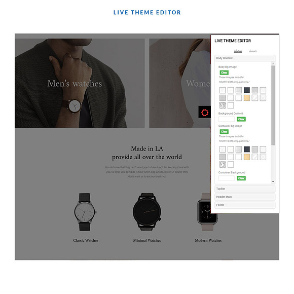 LEO LAURA – FASHION AND ACCESSORIES in Bootstrap Themes - product preview 3