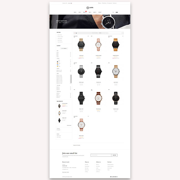 LEO LAURA – FASHION AND ACCESSORIES in Bootstrap Themes - product preview 4