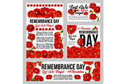 Remembrance Day poppy flower
