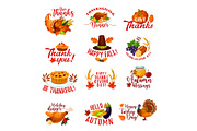 Thanksgiving Day autumn holiday