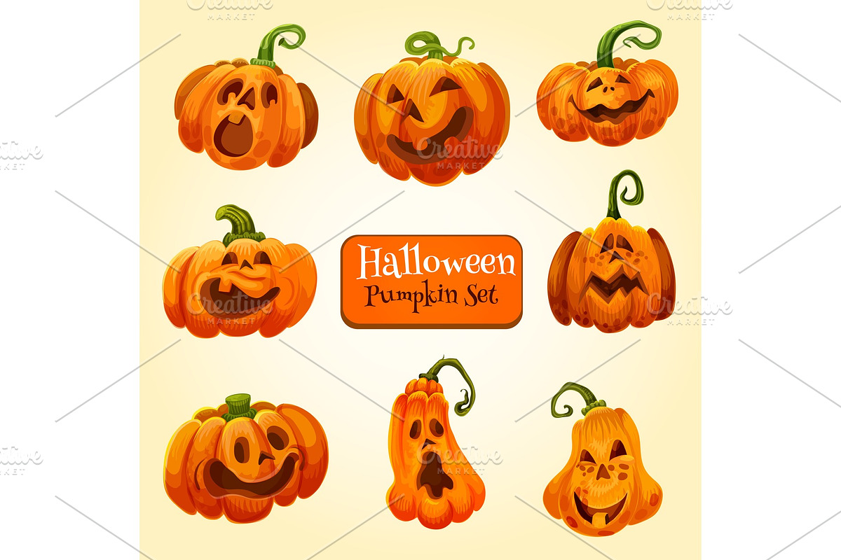 Halloween pumpkin lantern icon in Illustrations - product preview 8