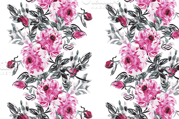 Peony Bouquet, Cards and Patterns in Illustrations - product preview 5