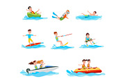 Summer Activity Collection Vector